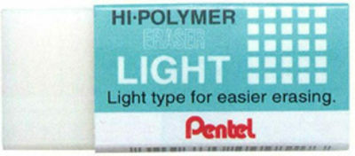 Pentel Γόμα για Μολύβι Hi-Polymer Λευκή