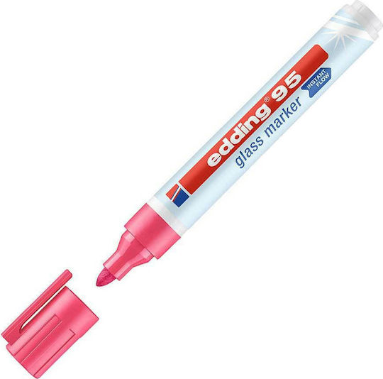 Edding Glass 95 Whiteboard Marker Pink