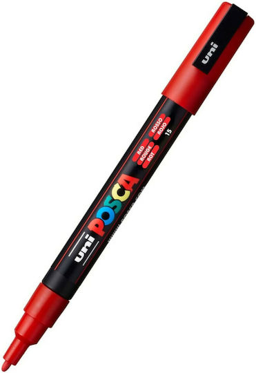 Uni-Ball PC-3M Permanent Marker 1.3mm Red