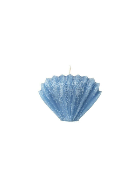 Broste Copenhagen Dekorative Kerze Seashell Blau 440g
