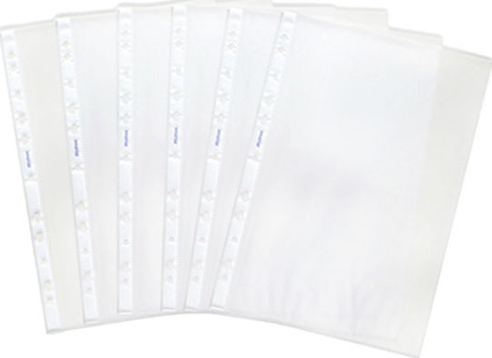 Metron Plastic Sleeves for Documents A5 with Holes and Reinforcement 100pcs