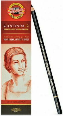 Koh I Noor Gioconda Coal Pencil Medium Black