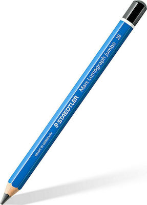 Staedtler Mars Lumograph 100 Jumbo Bleistift 2B Blau