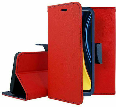 Fancy Wallet Synthetic Magnetic Red (Poco M4 Pro 5G / Redmi Note 11s 5G)