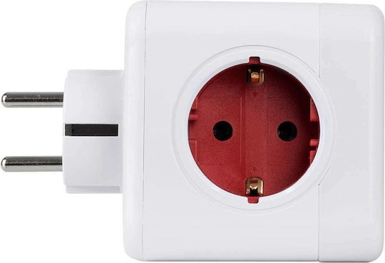 GloboStar PowerCube with Surge Protection 4 Positions with 2 USB-A
