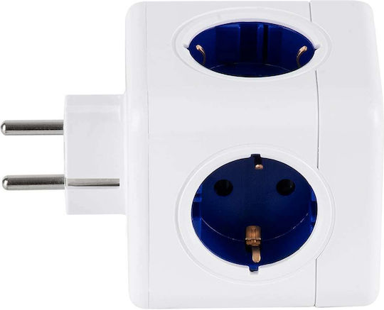 GloboStar PowerCube with Surge Protection 5 Positions