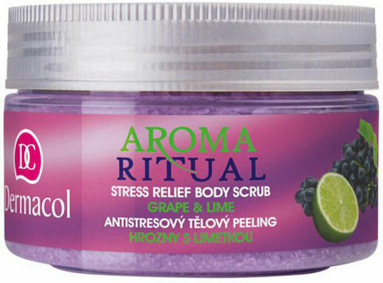 Dermacol Aroma Ritual Stress Relief Body Grape & Lime Scrub Body 200gr
