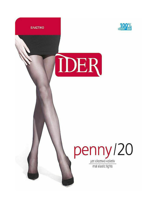 IDER Penny Matte Plus Size Γυναικείο Καλσόν 20 Den Pepper