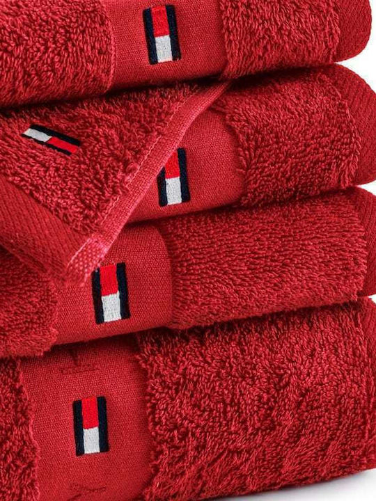 Tommy Hilfiger Hand Towel Legend 9571941 40x60cm. Red Weight 540gr/m²