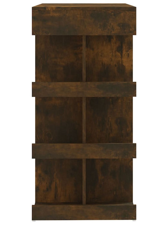 Τραπέζι Μπαρ Ξύλινο Καπνιστή Δρυς 100x50x101.5εκ.
