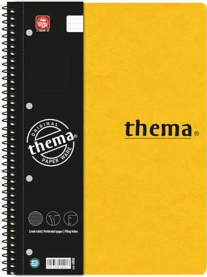 Typotrust Spiral Notebook Ruled A4 5 Subjects Light Blue 1pcs