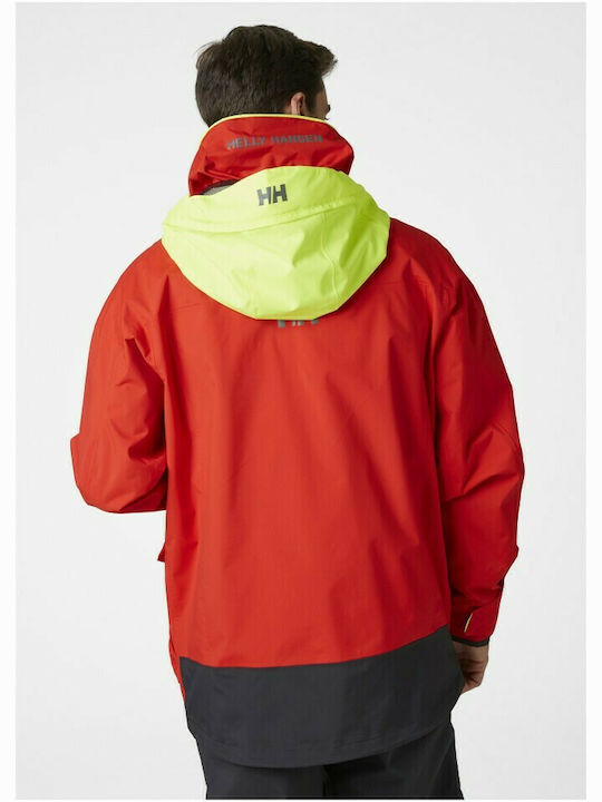 Helly Hansen Pier 3.0 Men's Winter Jacket Waterproof Red