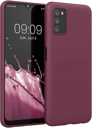 KWmobile Back Cover Silicone Bordeaux Purple (Galaxy A03s) 56517.187