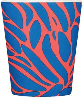 Ecoffee Cup Blue Polka Κούπα Μπαμπού με Καπάκι 250ml