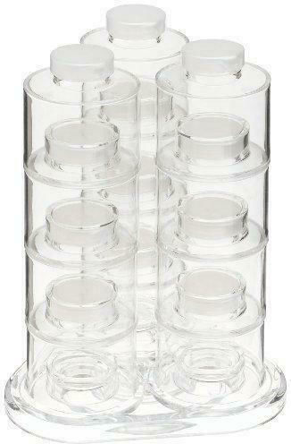 Factory Spice Tower Carousel Jar Gewürzbehälter Kunststoff auf drehbarem Ständer Transparente 12Stück 12Stück Factory Spice Tower Carousel Jar Gewürzbehälter Kunststoff auf drehbarem Ständer Transparente 12Stück 12Stück