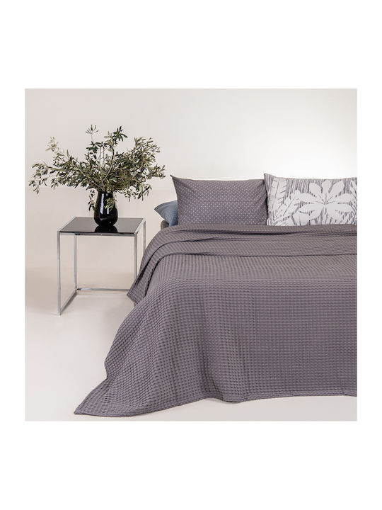 Melinen Blanket Pique Single 170x240cm Patmos Grey