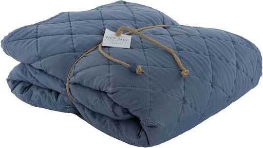 Nef-Nef Homeware Karina Покривало Кингсайз Микрофибър Синьо 230x240см