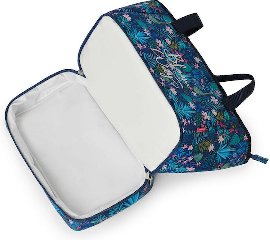 Legami Milano Flora School Hand Lunch Bag Blue 24 x 15 x 31cm