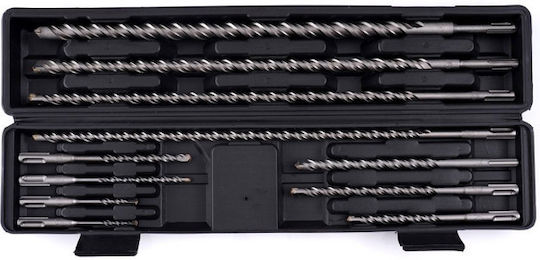 Tagred Satz 11 Bohrer Hartmetall mit SDS Plus Schaft für Gemäuer και Metall
