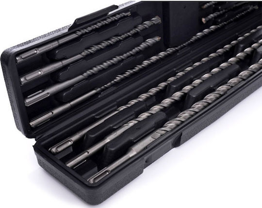 Tagred Satz 11 Bohrer Hartmetall mit SDS Plus Schaft für Gemäuer και Metall