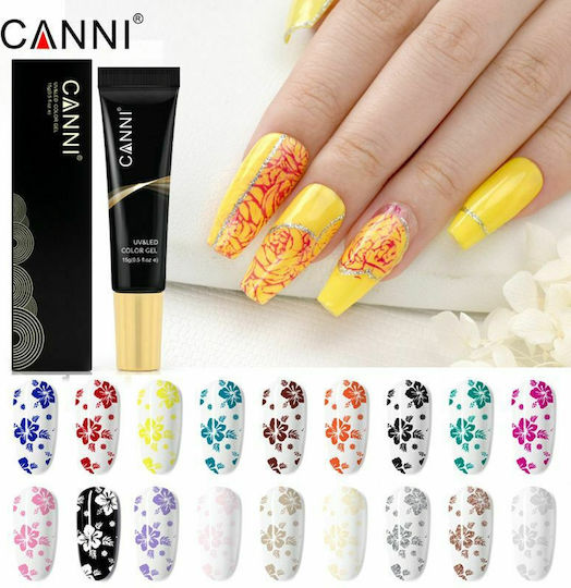 Canni Clear Stamp Stamps for Nails with Scraper in Transparent Color
