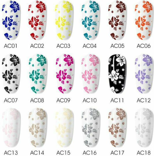 Canni Stamps for Nails N15 12cm X 6cm 15