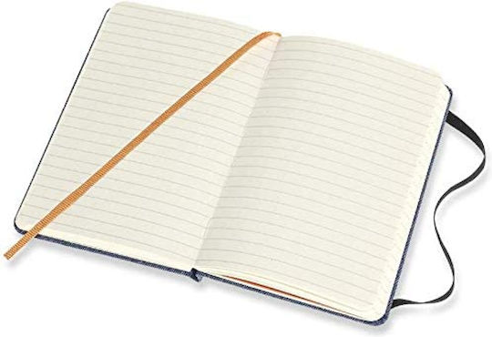 Moleskine Notebook 96 Sheets A5 Ruled with Elastic Blue