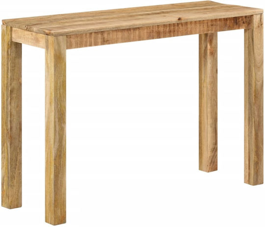 Console Table Made of Solid Wood L110xW35xH76cm