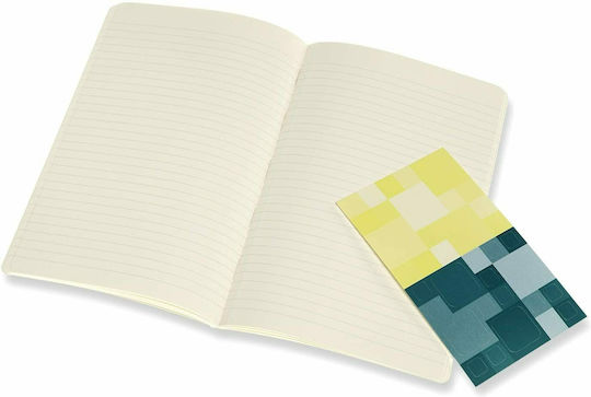 Moleskine Volant Σετ 2 Σημειωματάρια Ριγέ Πράσινα