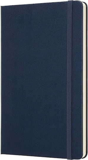 Moleskine Colecția Clasic Caiet Jurnal Bullet 120 Foi cu Copertă Dură și Cauciuc Albastru