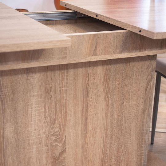 Reno II Τραπεζαρίας Επεκτεινόμενο Sonoma 140+40x80x75εκ.