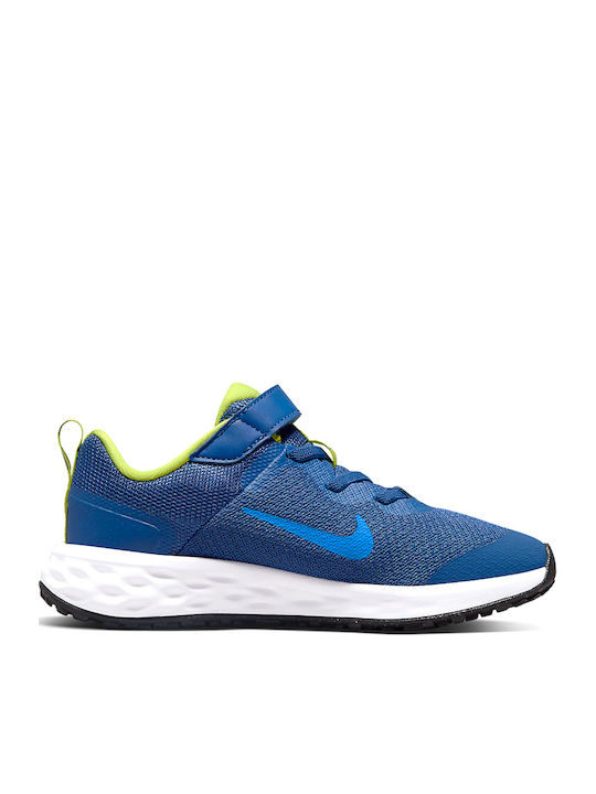 Revolution Revolution Kids Sports Shoes Running with Hoop & Loop Closure Mystic Navy / Photon Blue / Atomic Green