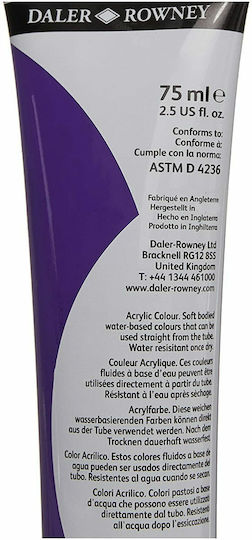 Daler Rowney Simply Acrylic Acrylic Paint Set Violet 75ml 1Stück