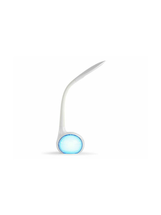 Livoo Tes159 LED Φωτιστικό Γραφείου Bluetooth σε Λευκό Χρώμα