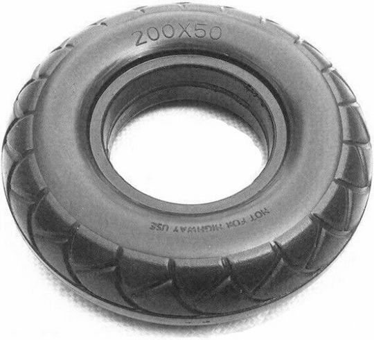 Anvelopă Pentru Scuter Electric Cauciuc Solid Negru T230659