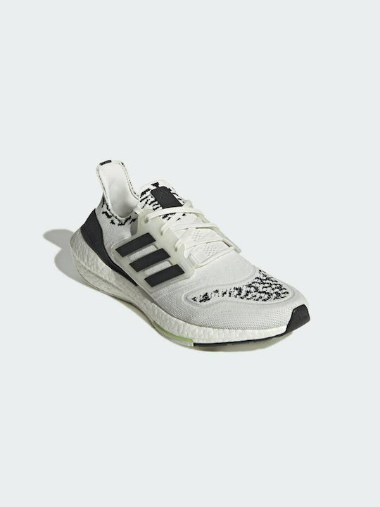 Adidas Ultraboost 22 Ανδρικά Αθλητικά Παπούτσια Running Non Dyed / Core Black / Almost Lime