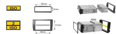 Phonocar DIN Fascia Panels 2 Din for Toyota Yaris