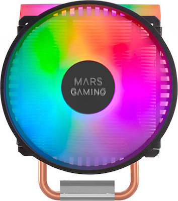 Mars Gaming MCPU44 Ψύκτρα Επεξεργαστή για Socket AM4/1200/115x/1700 με ARGB Φωτισμό