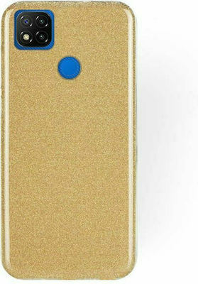 Forcell Shining Silicone Back Cover Gold (Redmi 9C)