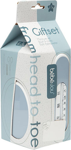 Bebejou Baby Care Set Leopard Blue 7pcs