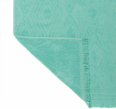 Melinen Cuba Beach Towel Cotton Aqua 180x90cm.