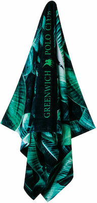 Greenwich Polo Club Beach Towel Cotton Turquoise 170x80cm.