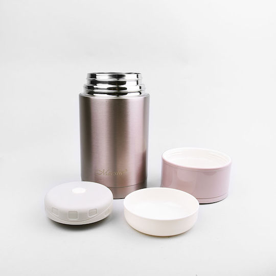 Maestro MR1636 Μπουκάλι Θερμός Ανοξείδωτο BPA Free 1.1lt Ροζ με Επιστόμιο