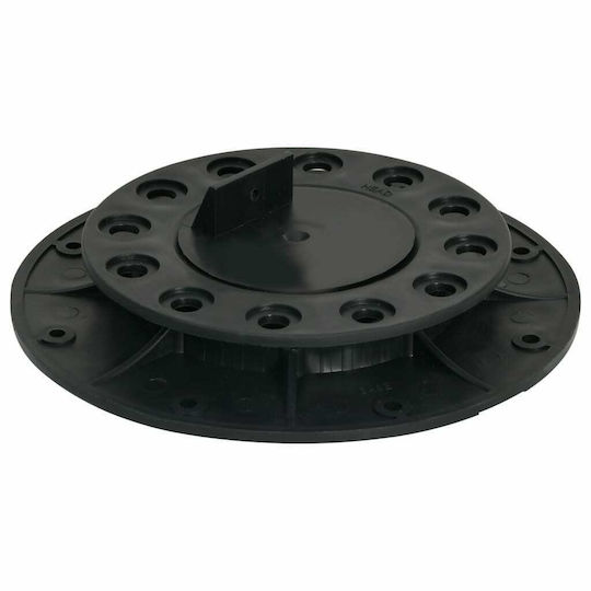 vidaXL Βάση για Πέργκολα από Πλαστικό 19.8x19.8cm 10τμχ Υπερυψωμένων Δαπέδων Deck Ρυθμιζόμενες 10τμχ