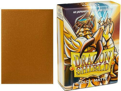 Dragon Shield Game Accessory Japanese Small Sleeves Matte Gold 60τμχ 11106 ART11106