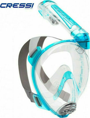 CressiSub Full Face Diving Mask Duke Dry S/M Aquamarine XDT000025