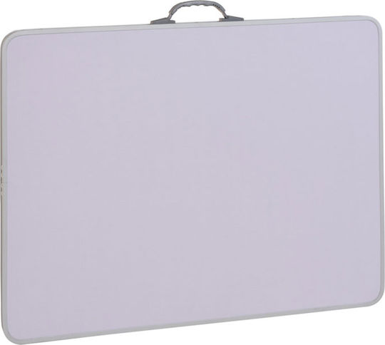 BigBuy Table Metal for Camping Foldable 80x60x69cm White