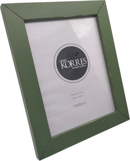 Korres Craft Wooden Picture Frame Green Slim