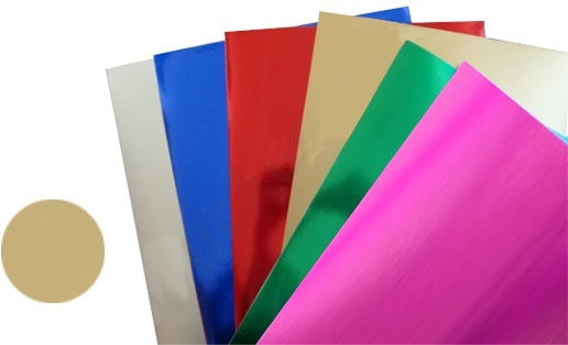 M-art Metallisches Doppelseitiges Papier 50x70cm Gold