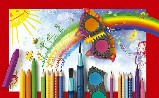 Faber-Castell Jumbo Grip Σετ Κηρομπογιές με 12 Χρώματα